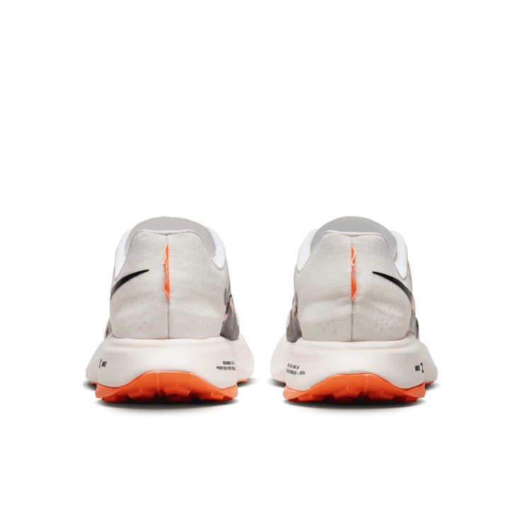 Nike ZoomX Ultrafly Trail White Black Total Orange (W) Angle 4