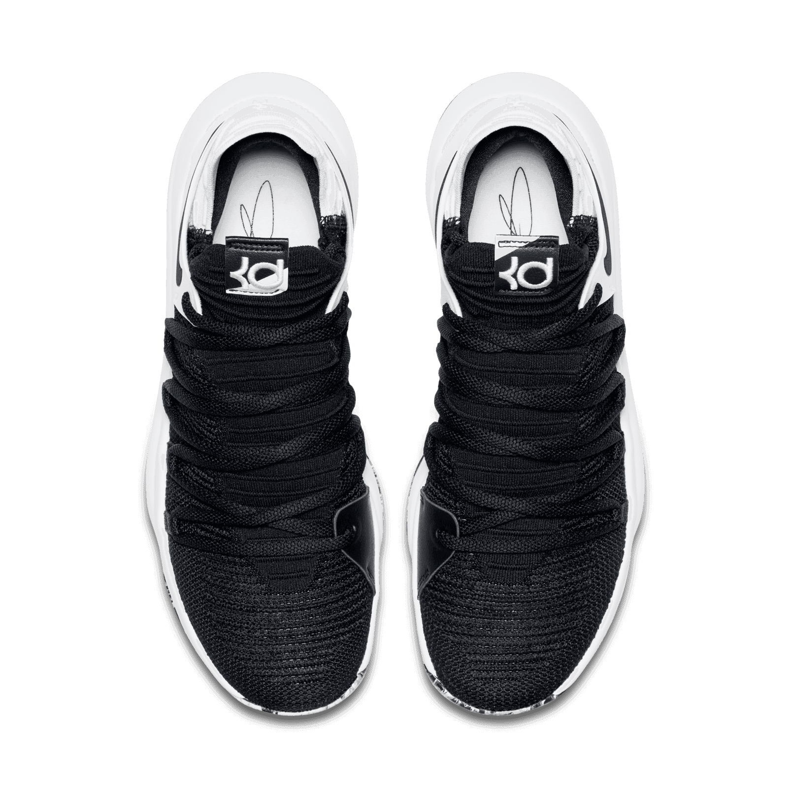 black and white kd 10