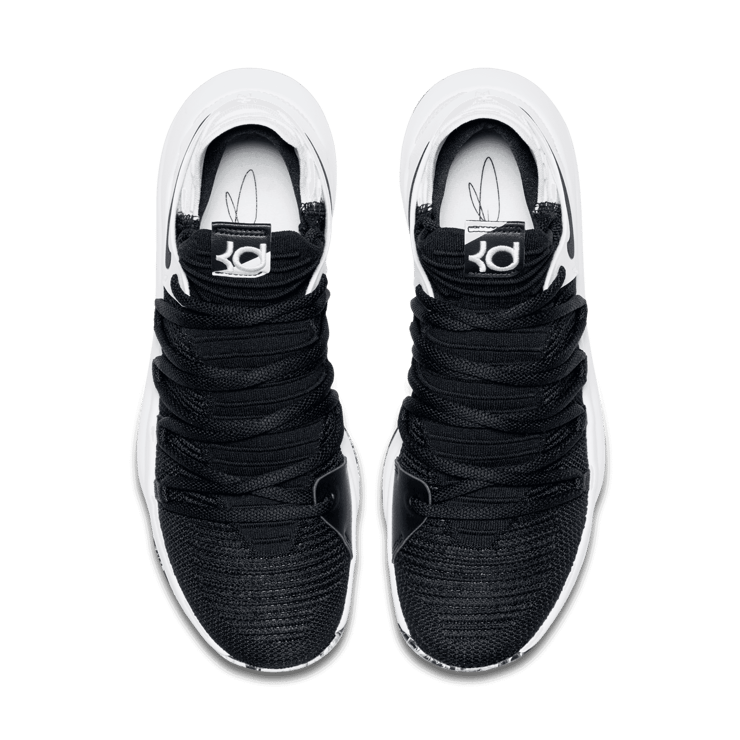 Nike KD 10 Black White Angle 1