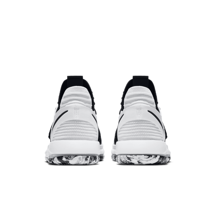 Nike KD 10 Black White Angle 3