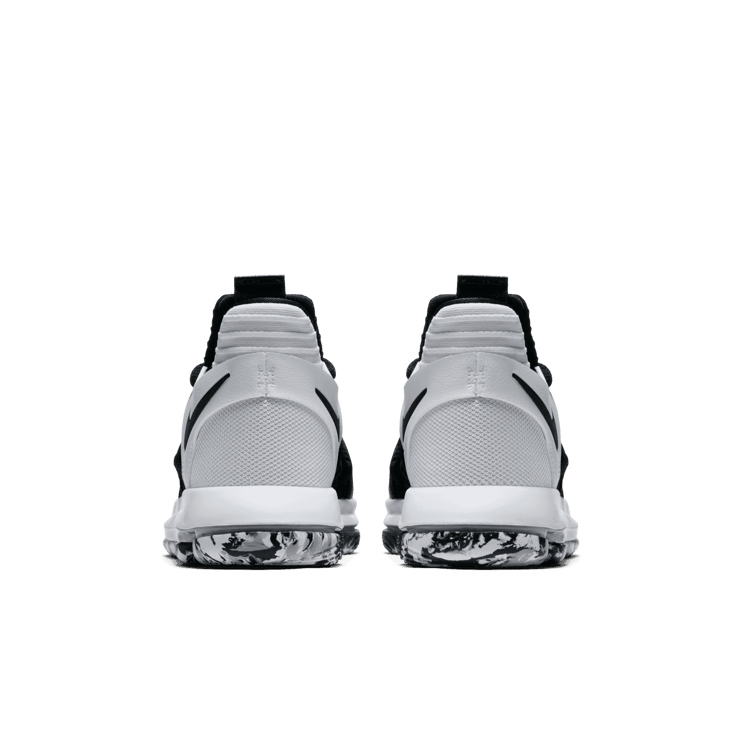 Nike KD 10 Black White (GS) Angle 3