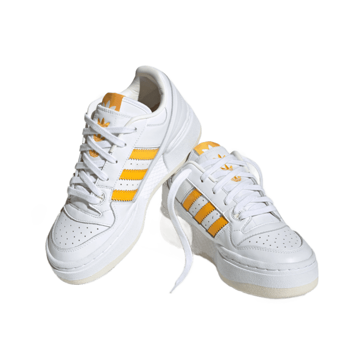 adidas Forum XLG Cloud White Yellow (W) Angle 2