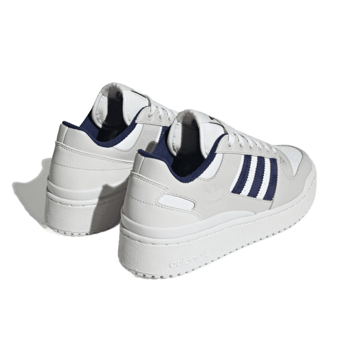 adidas Forum Bold Crystal White Dark Blue Angle 3