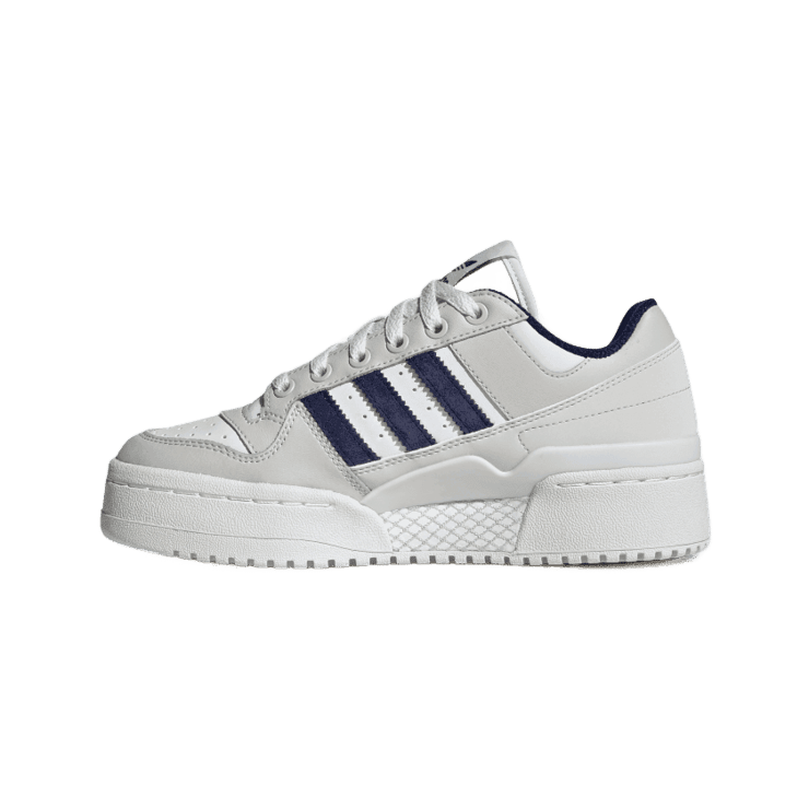 adidas Forum Bold Crystal White Dark Blue Angle 4