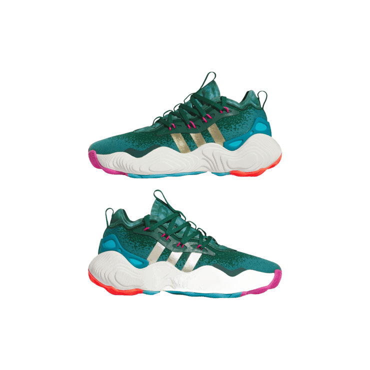 adidas Trae Young 3 Team Dark Green Angle 5