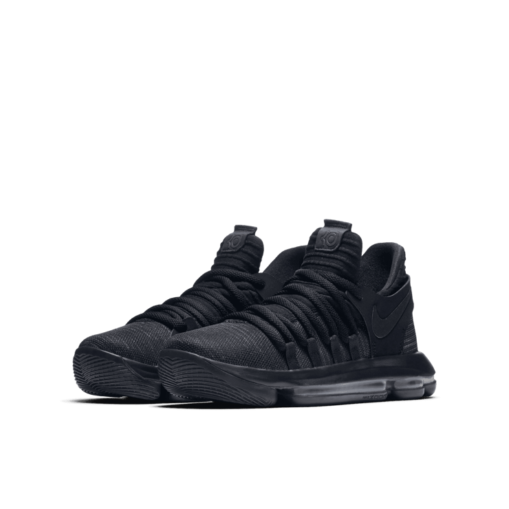 Nike KD 10 Blackout (GS) Angle 2