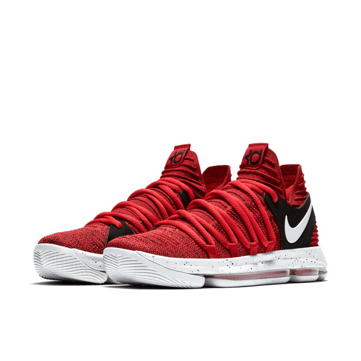 Nike KD 10 University Red Angle 2