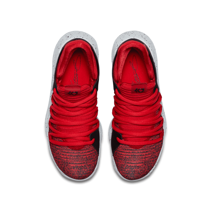 Nike KD 10 University Red (GS) Angle 1