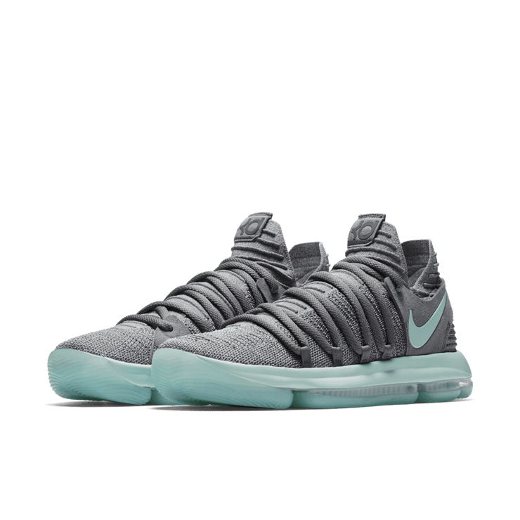 Nike KD 10 Cool Grey Igloo Angle 2