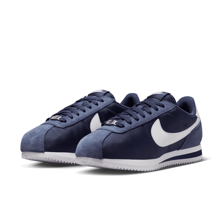 Nike Cortez Nylon Midnight Navy White (W) Angle 2