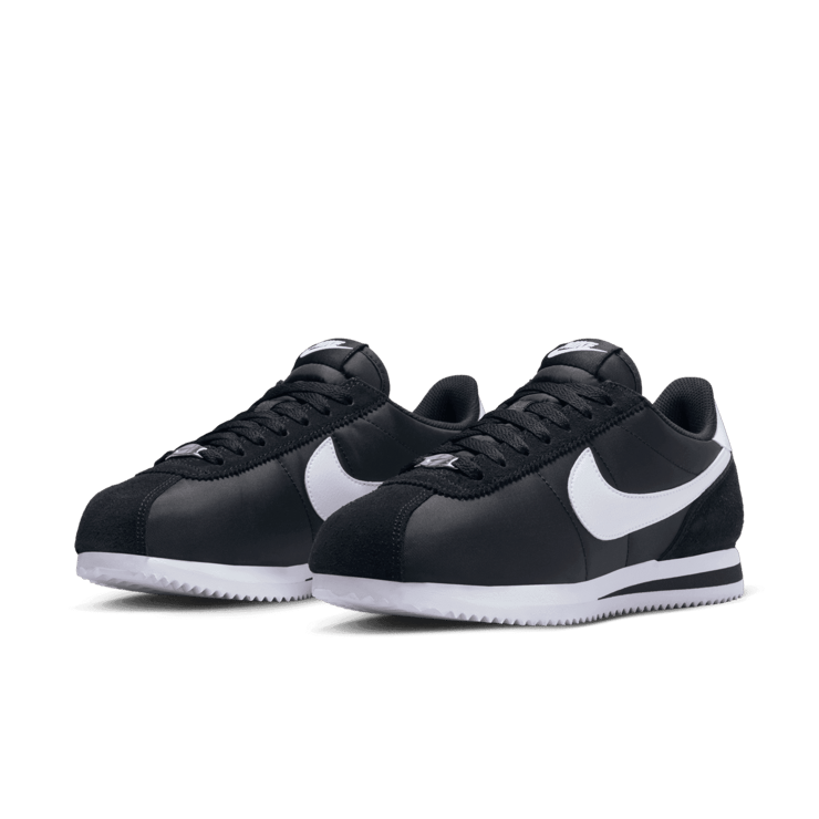 Nike Cortez Nylon Black White (W) Angle 2