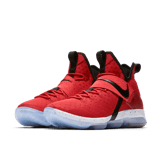 Nike LeBron 14 University Red Angle 2