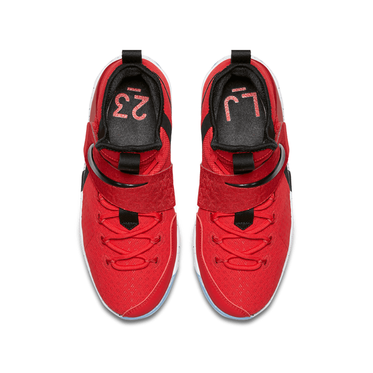 Nike LeBron 14 University Red (GS) Angle 1