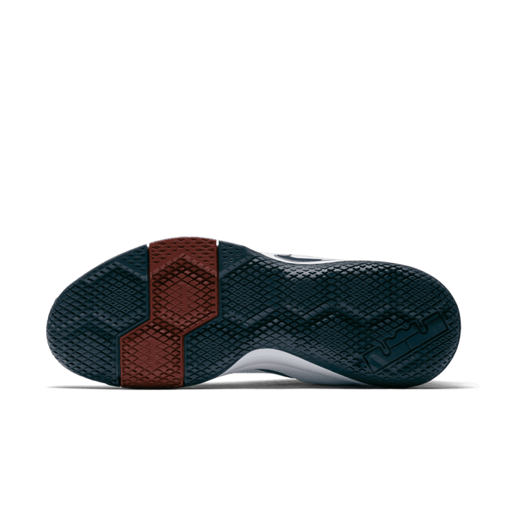 Nike LeBron Witness 2 College Navy Team Red Angle 0