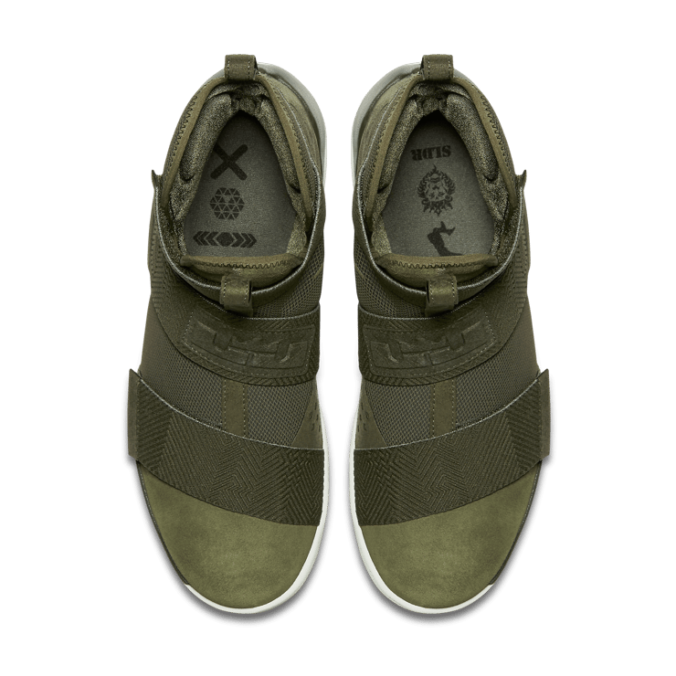 Nike LeBron Zoom Soldier 10 Lux Cargo Khaki Angle 1