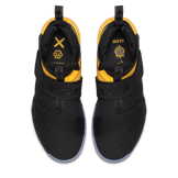 Nike LeBron Zoom Soldier 10 Black Uni Gold Angle 1