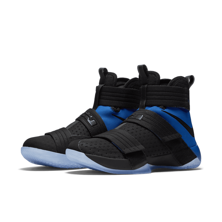 Nike LeBron Zoom Soldier 10 Black Royal Angle 2