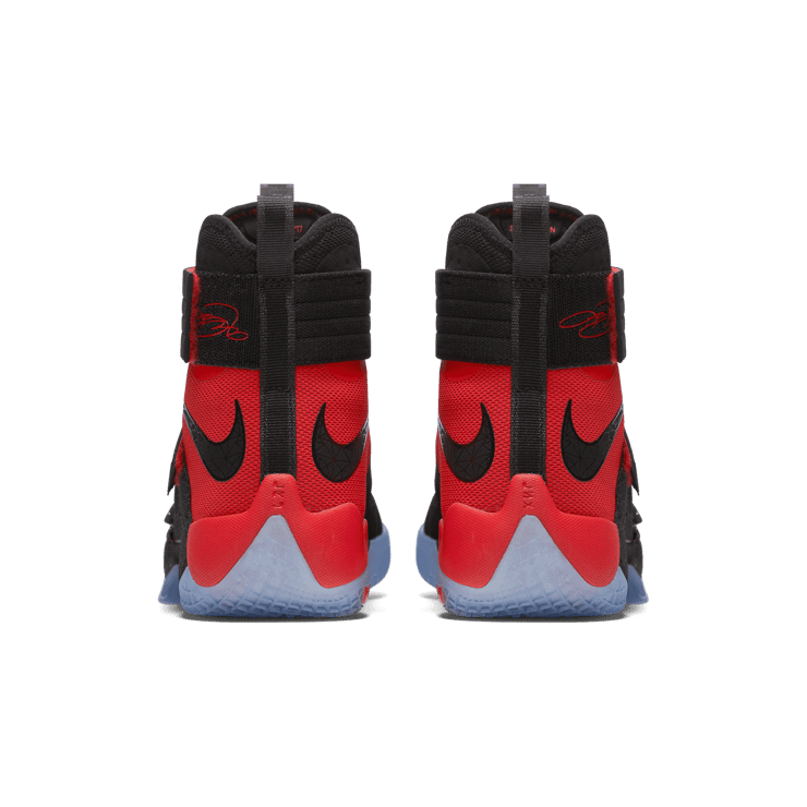 Lebron soldier 10 red and black best sale