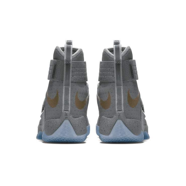 Nike LeBron Zoom Soldier 10 Battle Grey Angle 3