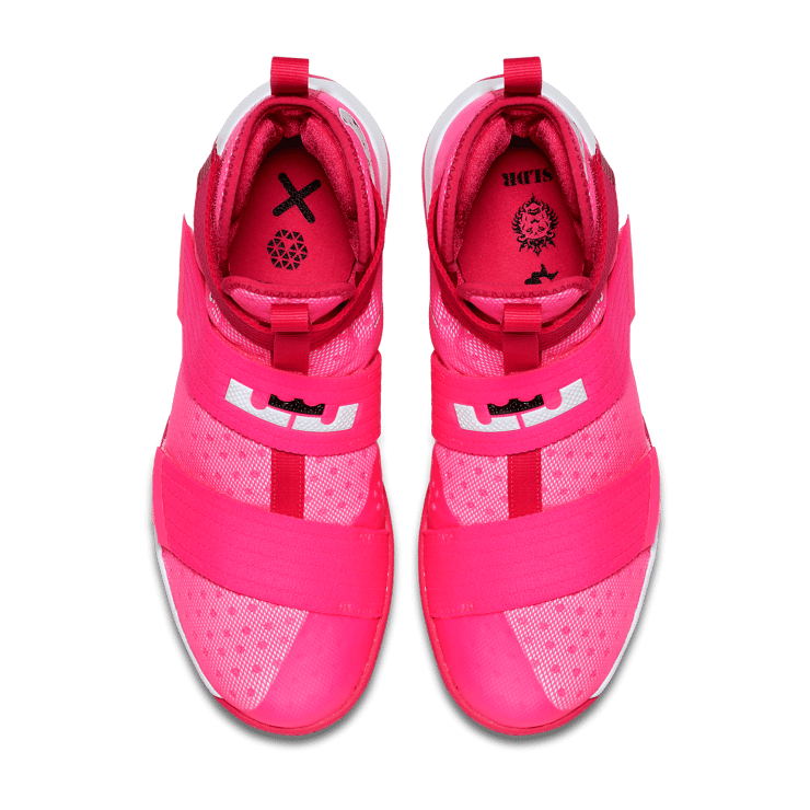 Nike LeBron Zoom Soldier 10 Think Pink Angle 1