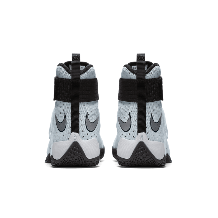 Nike LeBron Zoom Soldier 10 Team Bank White Angle 3