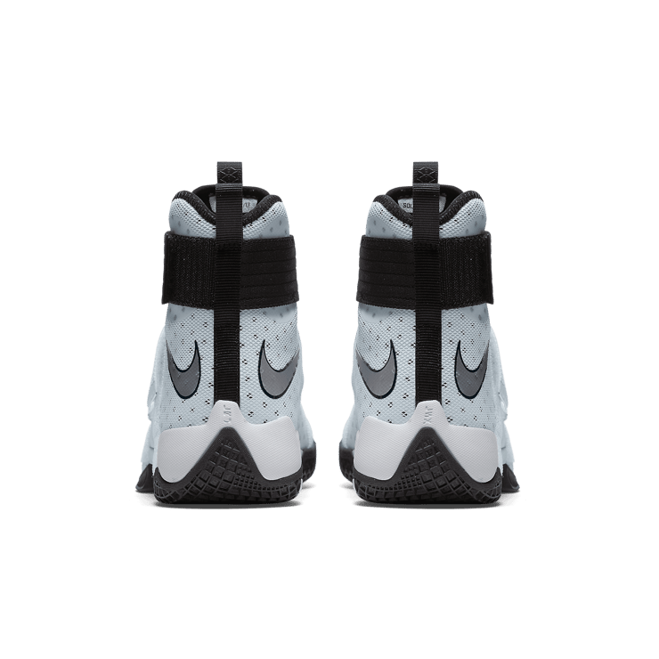 Nike LeBron Zoom Soldier 10 Team Bank White Angle 3