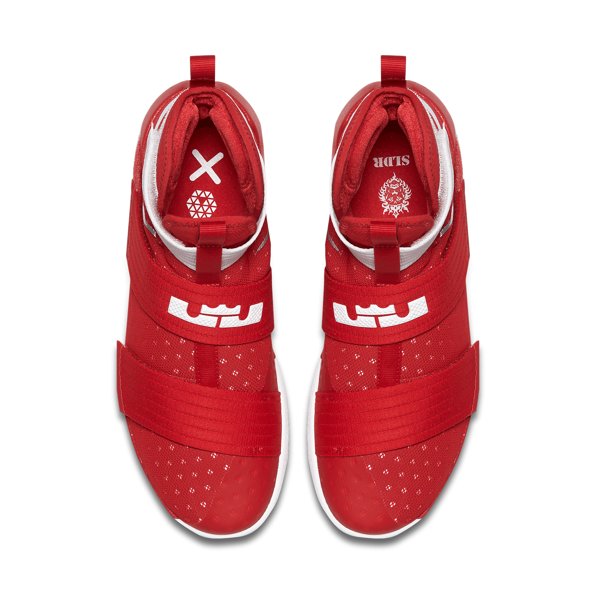 lebron soldier 10 red and white