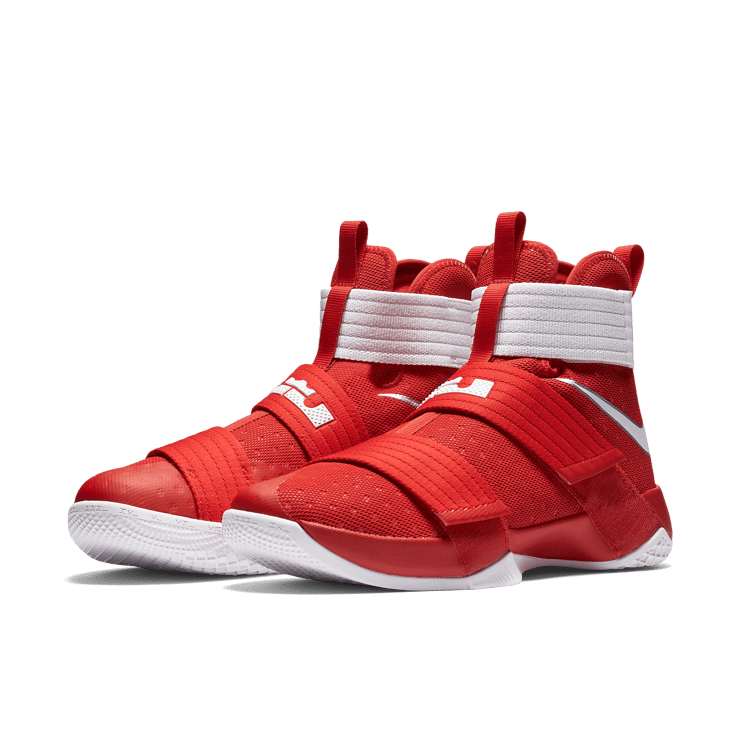 Nike LeBron Zoom Soldier 10 Team Bank University Red Angle 2