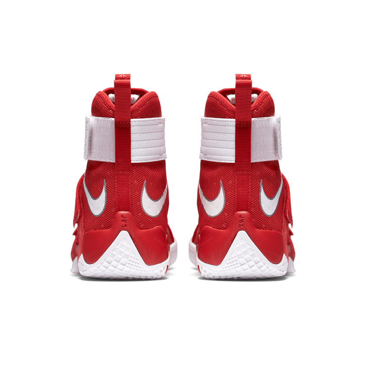 Nike LeBron Zoom Soldier 10 Team Bank University Red Angle 3