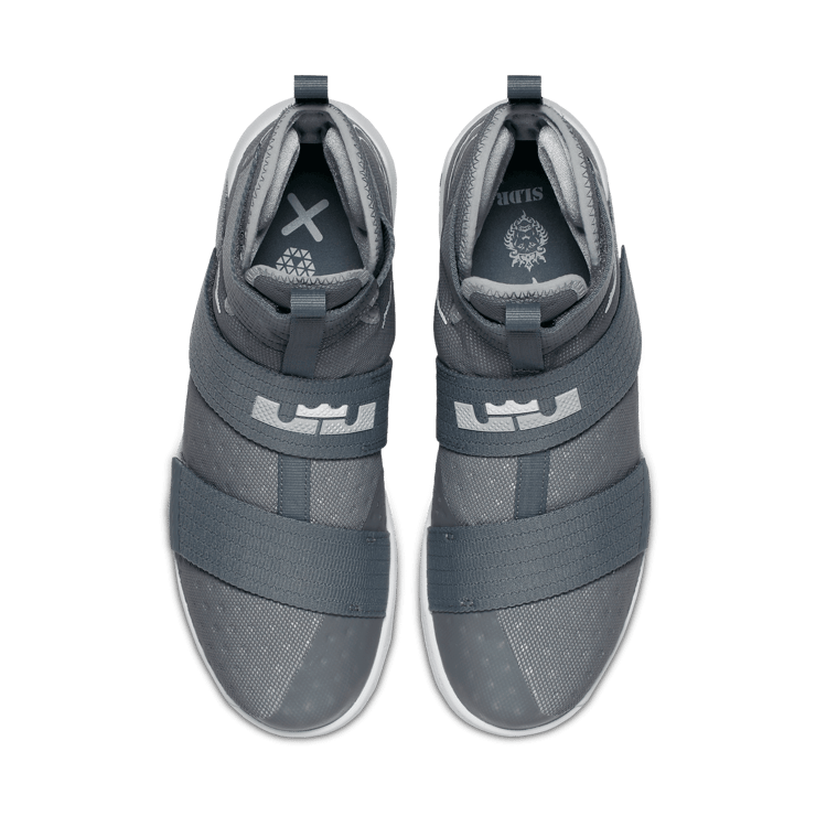 Nike LeBron Zoom Soldier 10 Cool Grey Angle 1