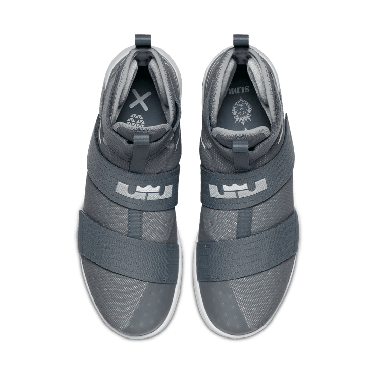 Nike LeBron Zoom Soldier 10 Cool Grey Angle 1