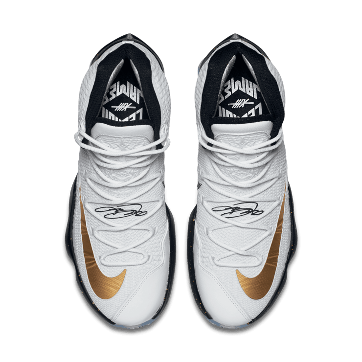 Nike LeBron 13 Elite Gold Angle 1