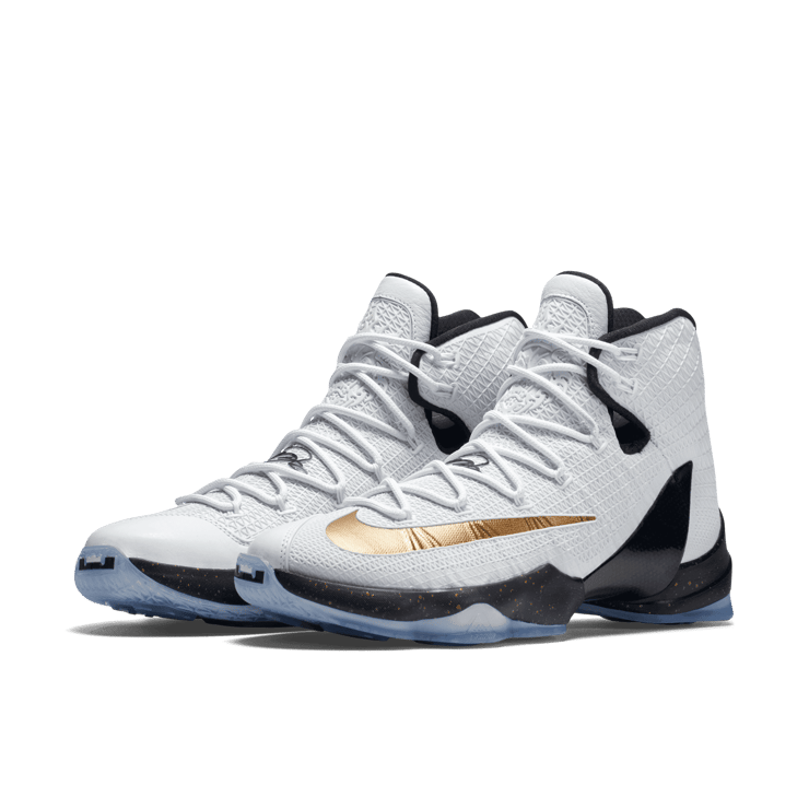 Nike LeBron 13 Elite Gold Angle 2