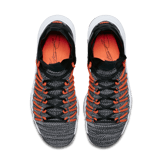 Nike KD 9 Elite Dark Grey Hyper Orange Angle 1
