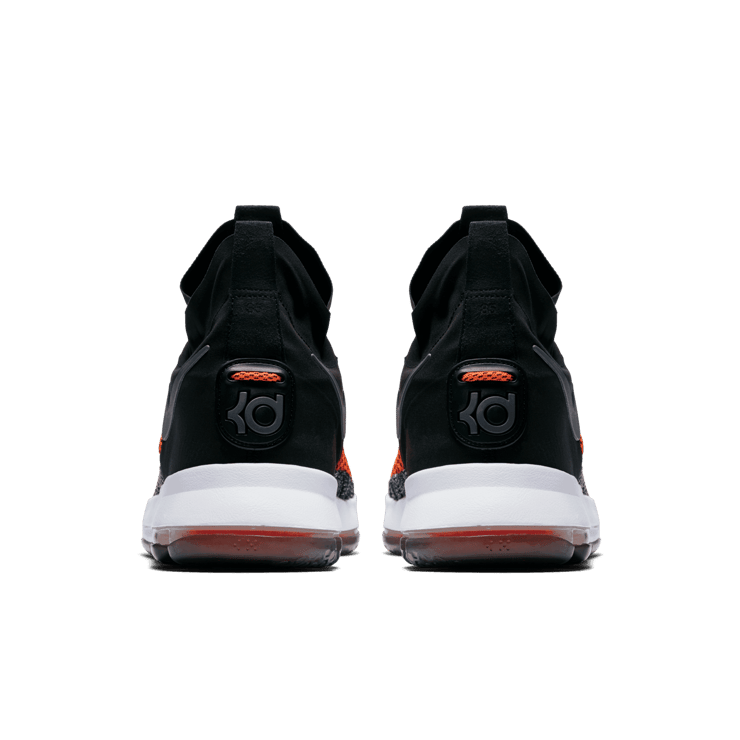 Nike KD 9 Elite Dark Grey Hyper Orange Angle 3