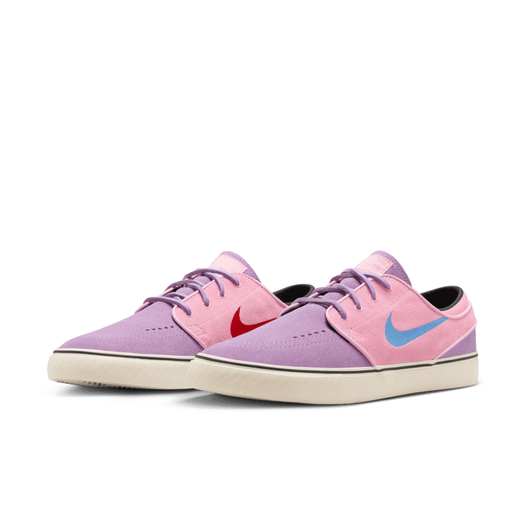 Nike SB Zoom Janoski+ OG Lilac Medium Soft Pink Angle 2