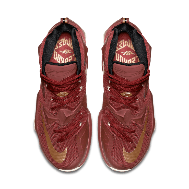 Nike LeBron 13 Bronze Angle 1