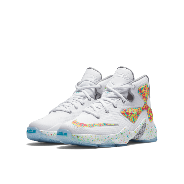 Nike LeBron 13 Fruity Pebbles (GS) Angle 2