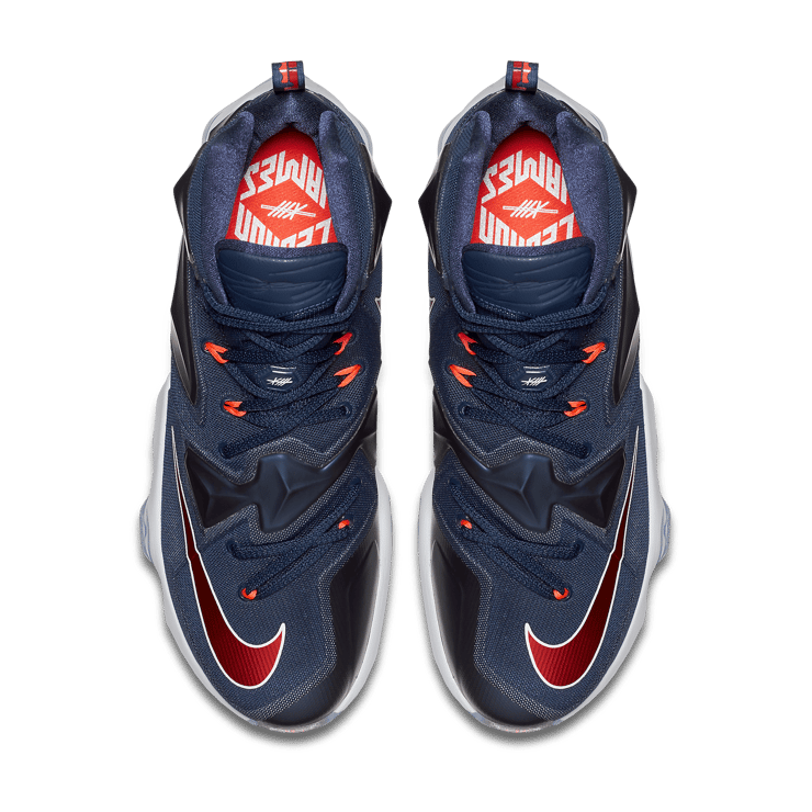 Nike LeBron 13 Midnight Navy Angle 1
