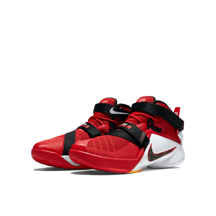 Nike LeBron Zoom Soldier 9 Red Champ (GS) Angle 2