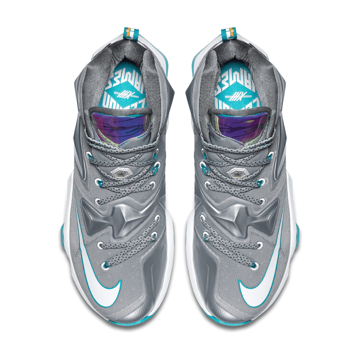 Nike LeBron 13 Blue Lagoon Angle 1