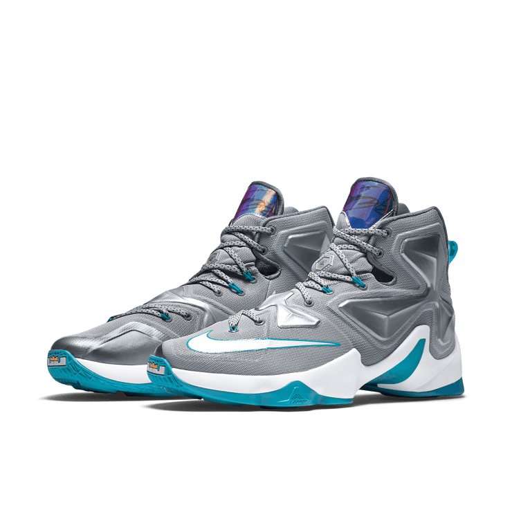 Nike LeBron 13 Blue Lagoon Angle 2