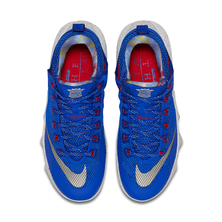 Nike LeBron 12 Low Hyper Cobalt Angle 1
