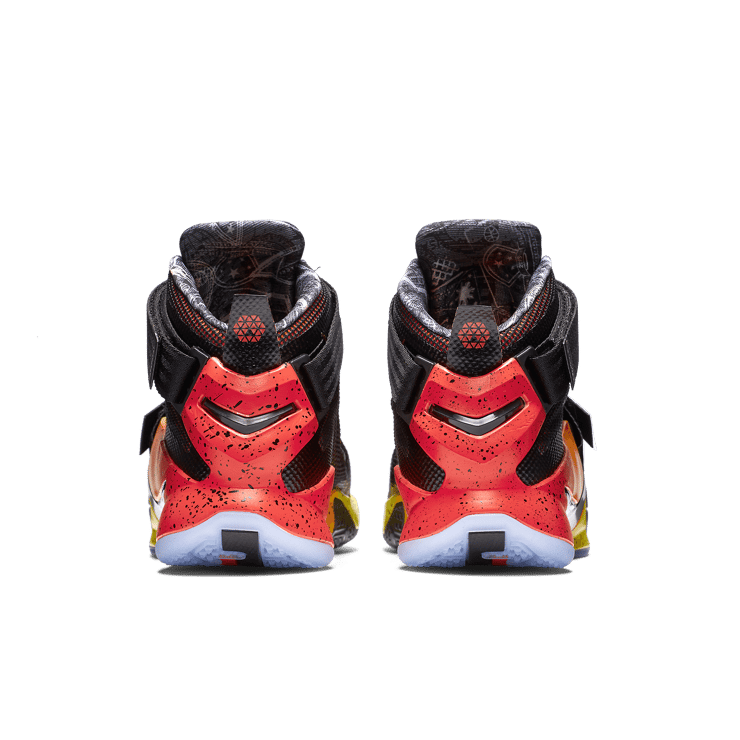Nike LeBron Zoom Soldier 9 LTD Black Bright Citrus Angle 3