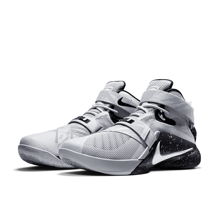 Nike LeBron Soldier Wolf Grey White Black 749490-010