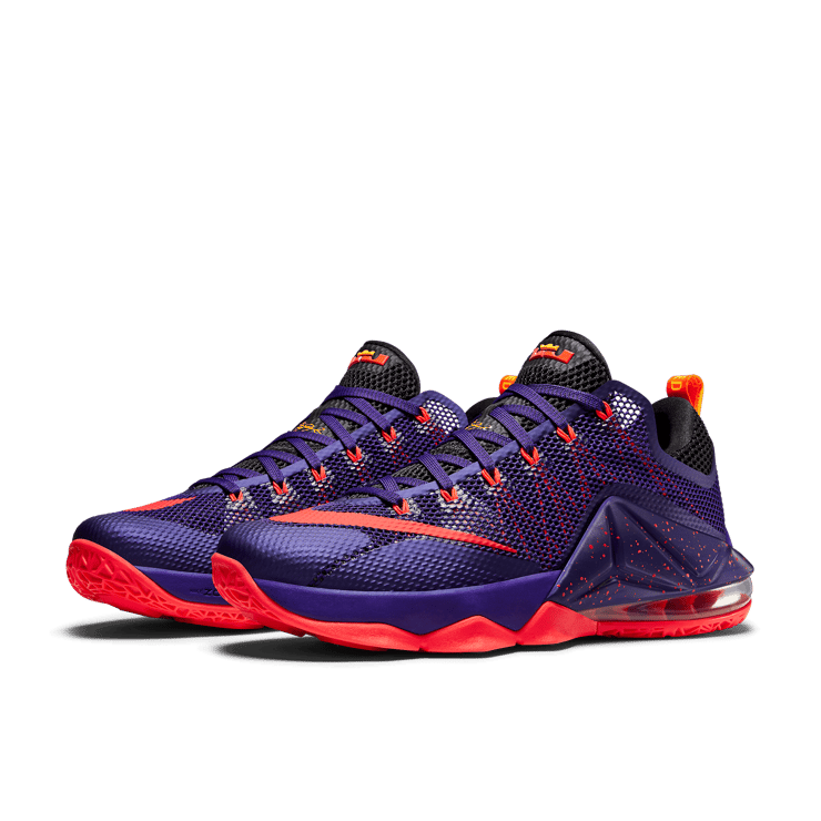 Nike LeBron 12 Low Court Purple Angle 2