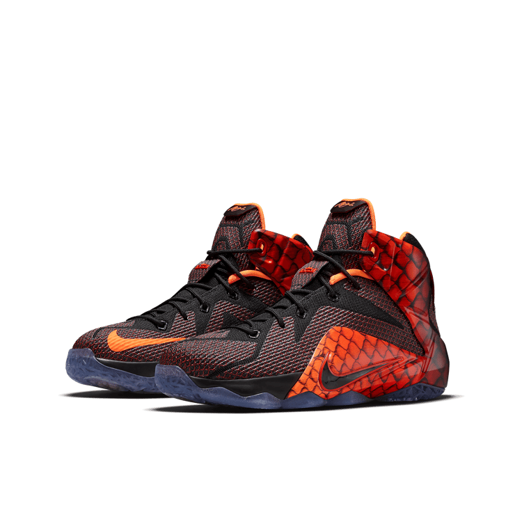 Nike LeBron 12 Reptile (GS) Angle 2