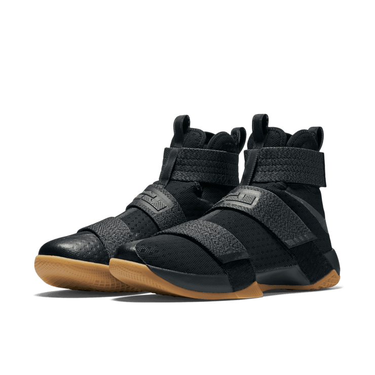 Nike LeBron Zoom Soldier 10 Black Gum Angle 2