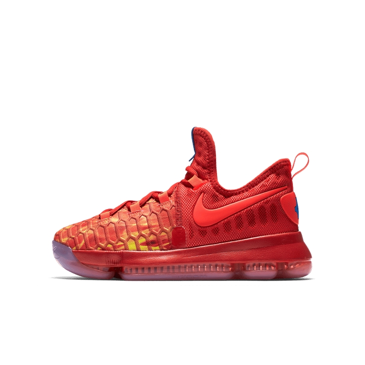 Nike KD 9 Fire and Ice (GS) Angle 0