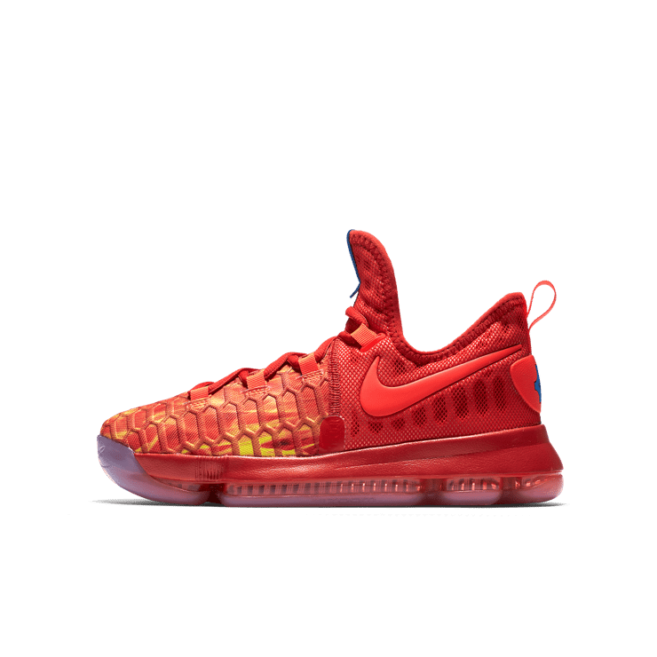 Nike KD 9 Fire and Ice (GS) Angle 2